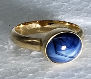 Star sapphire ring