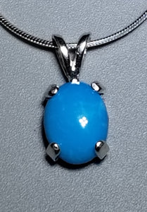 Turquoise Pendant Silver