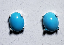 Load image into Gallery viewer, Turquoise Earrings Silver